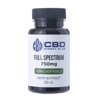CBD Full Spectrum Gel Caps - 30 ct