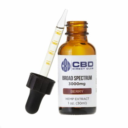 tincture broad 3000mg berry dropper