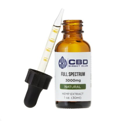 tincture full 3000mg natural dropper